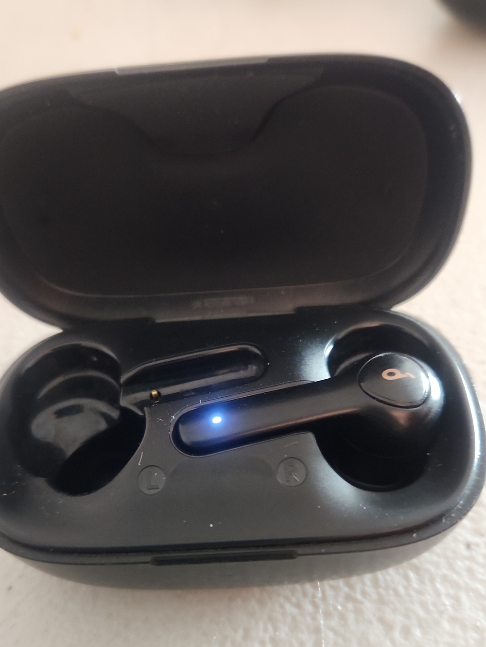 Anker Soundcore Black True Wireless Earbuds with LED Charging Case